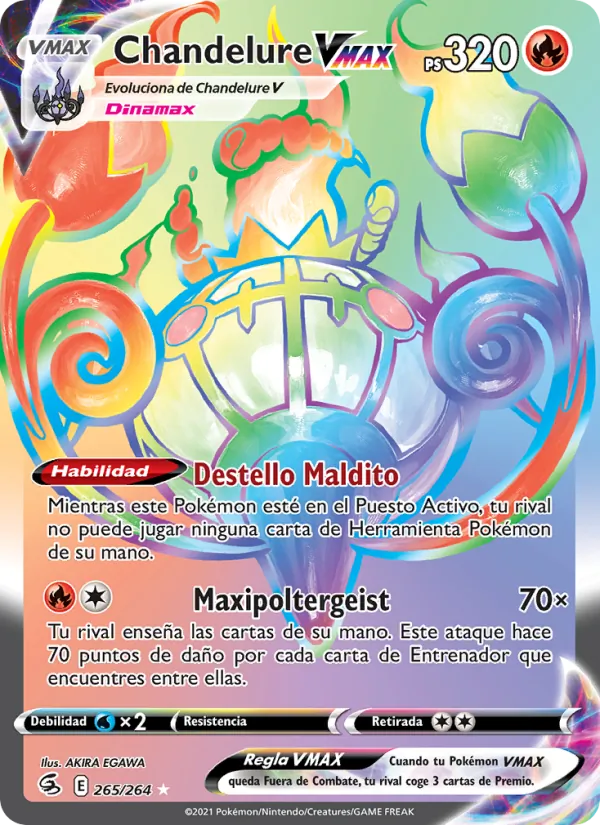 Chandelure VMAX (Fusion Strike #265/264)