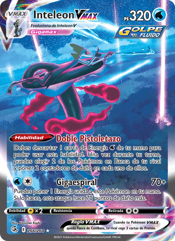 Inteleon VMAX (Fusion Strike #266/264)