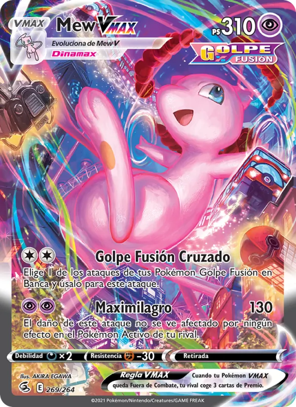 Mew VMAX (Golpe Fusión #269/264)