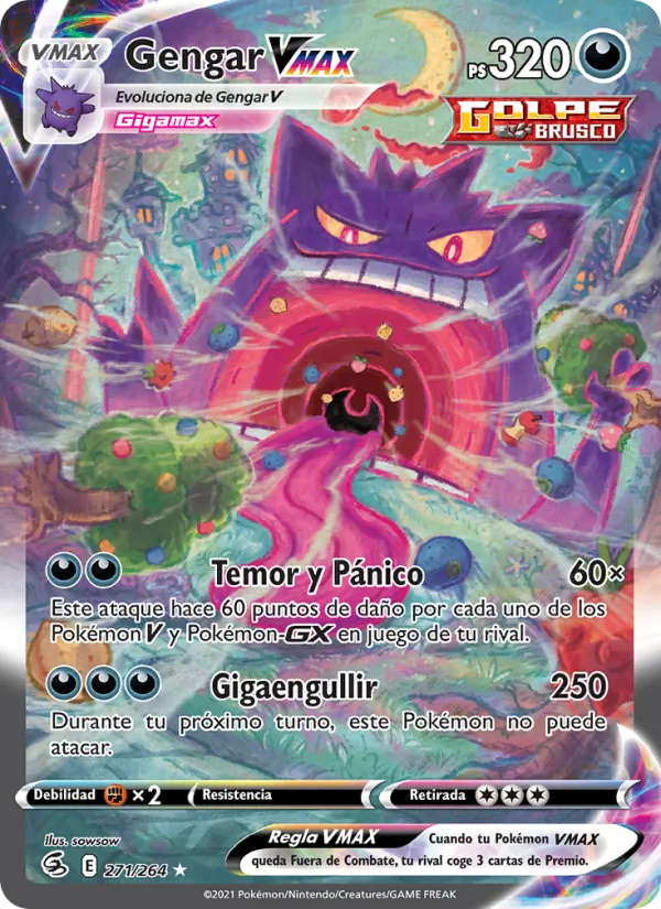 Gengar VMAX (Golpe Fusión #271/264)
