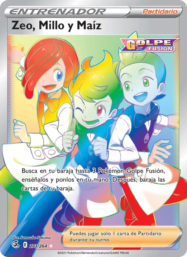 Zeo, Millo y Maíz (Fusion Strike #273/264)
