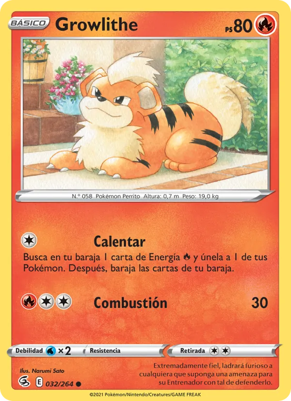 Growlithe (Golpe Fusión #32/264)