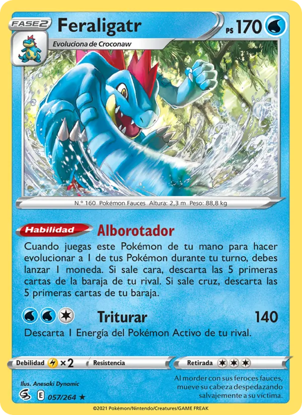 Feraligatr (Fusion Strike #57/264)