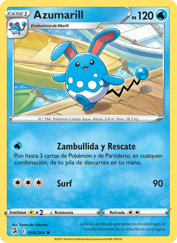 Azumarill (Fusion Strike #59/264)