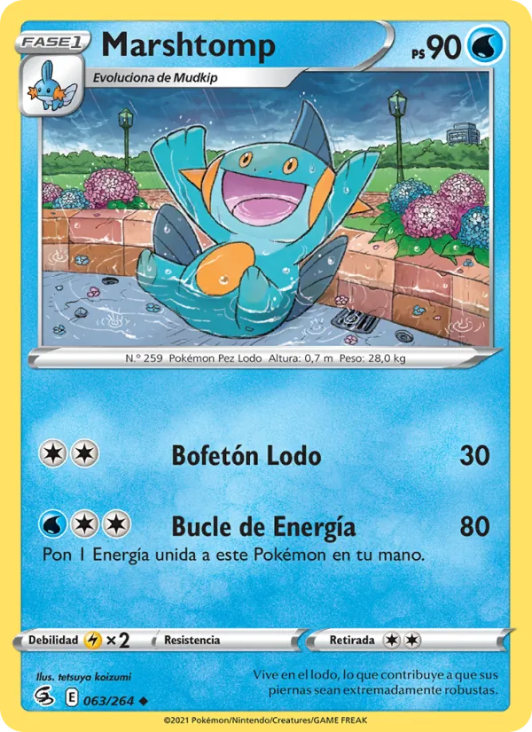 Marshtomp (Golpe Fusión #63/264)