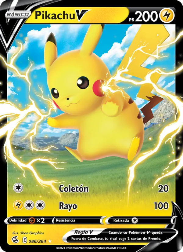 Pikachu V (Golpe Fusión #86/264)