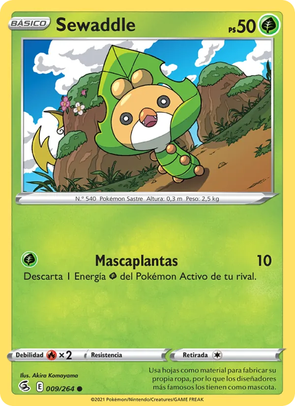 Sewaddle (Golpe Fusión #9/264)