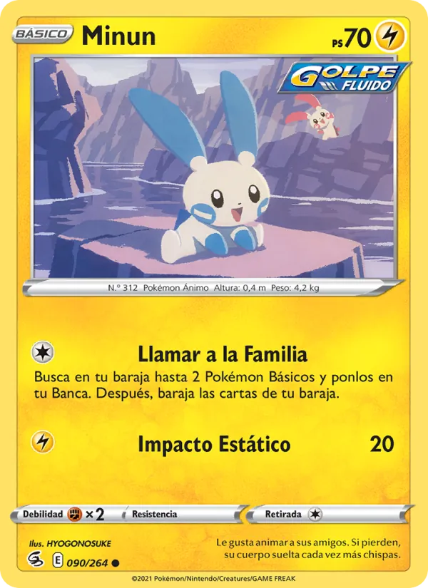 Minun (Fusion Strike #90/264)
