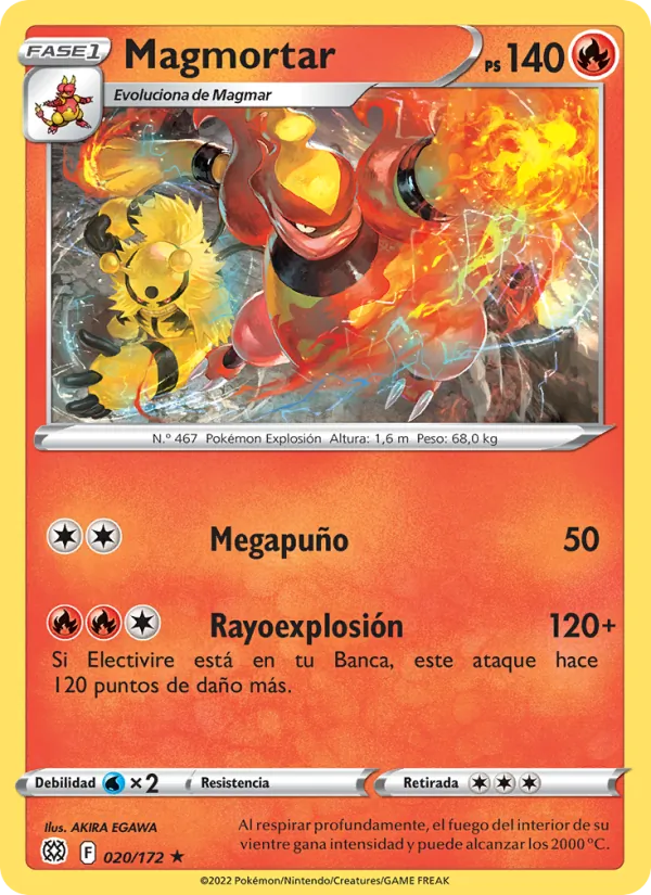Magmortar (Astros Brillantes #020/172)