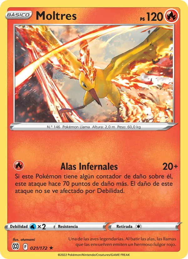 Moltres (Astros Brillantes #021/172)