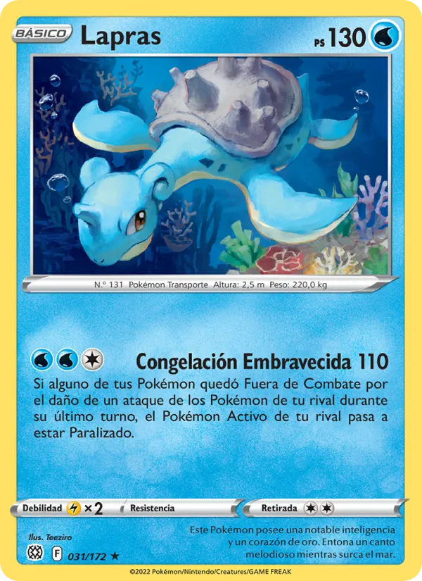 Lapras (Astros Brillantes #031/172)