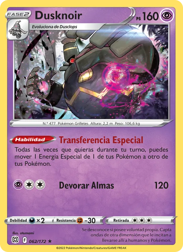 Dusknoir (Astros Brillantes #062/172)