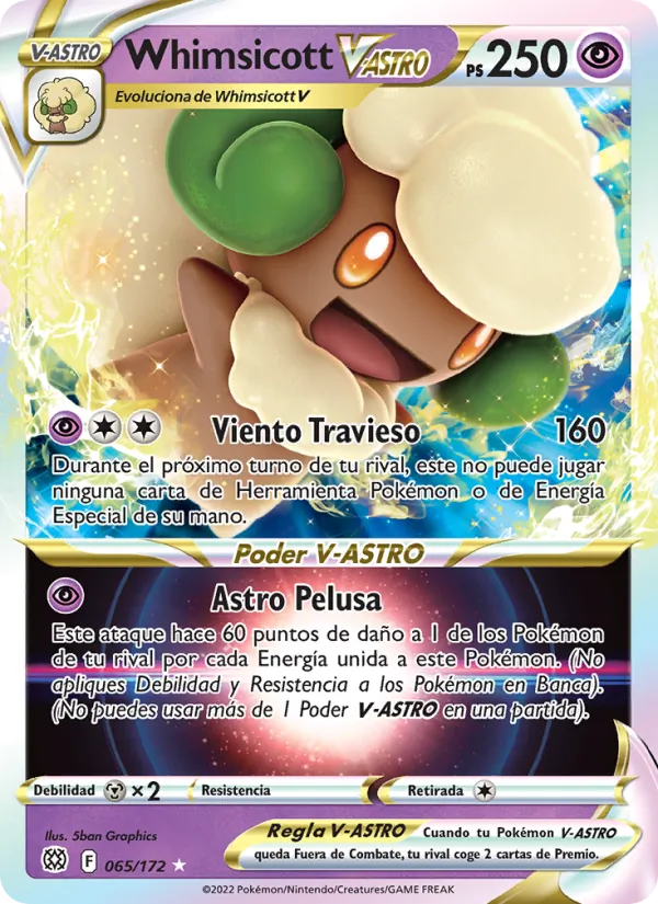 Whimsicott V-ASTRO (Astros Brillantes #065/172)