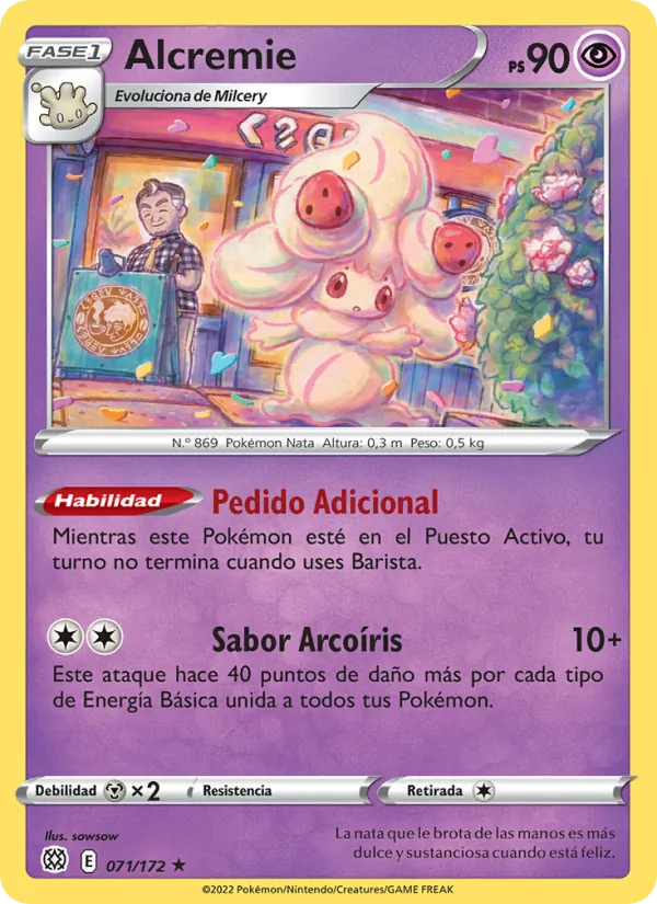 Alcremie (Brilliant Stars #071/172)