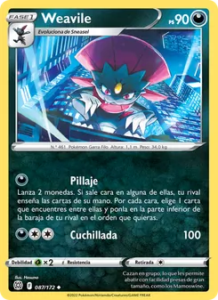 Weavile (Astros Brillantes #087/172)