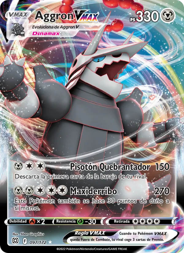 Aggron VMAX (Brilliant Stars #097/172)