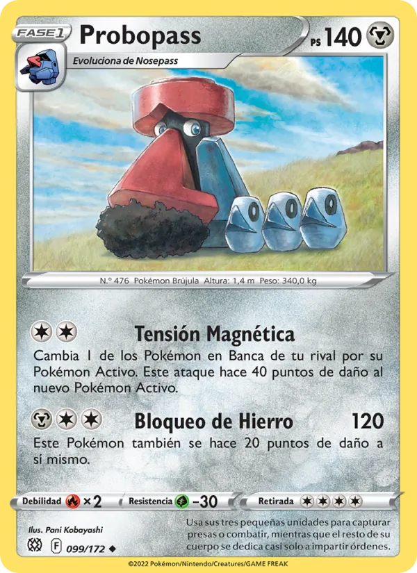 Probopass (Astros Brillantes #099/172)