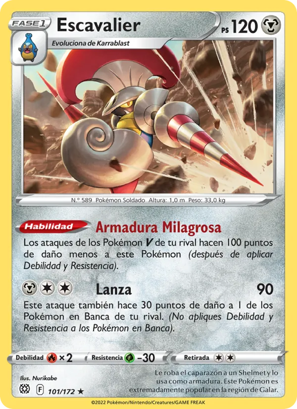 Escavalier (Brilliant Stars #101/172)