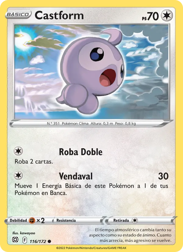 Castform (Brilliant Stars #116/172)
