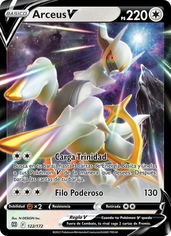 Arceus V (Brilliant Stars #122/172)