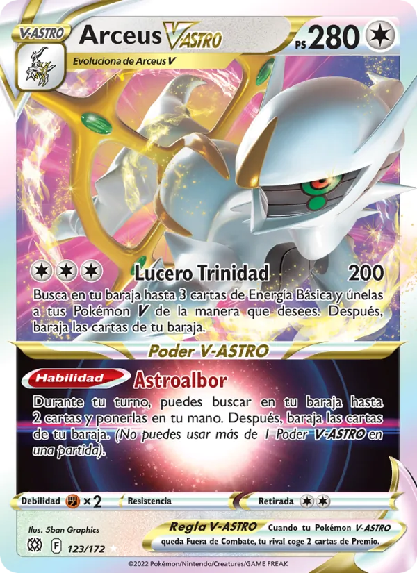 Arceus V-ASTRO (Astros Brillantes #123/172)