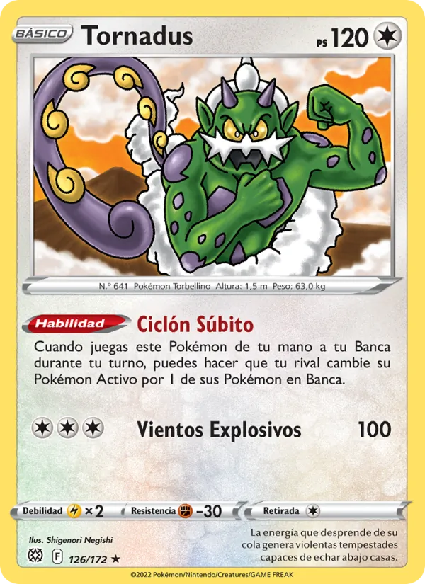Tornadus (Brilliant Stars #126/172)