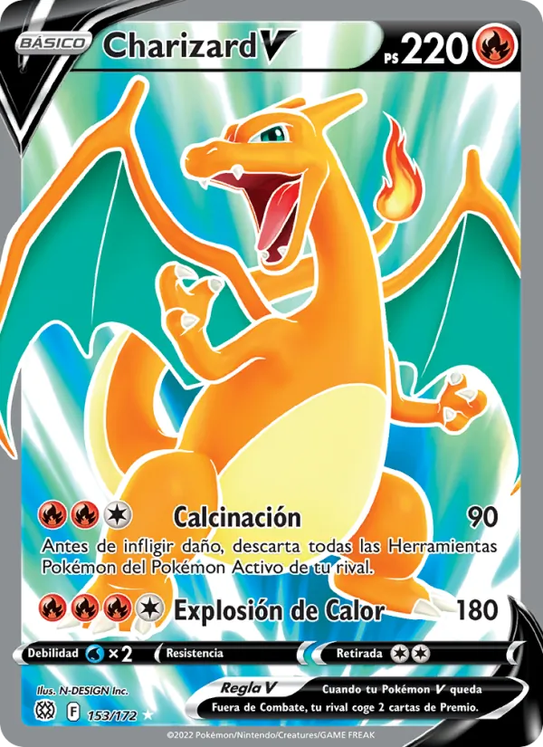 Charizard V (Astros Brillantes #153/172)