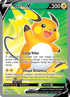 Raichu V (Astros Brillantes #158/172)