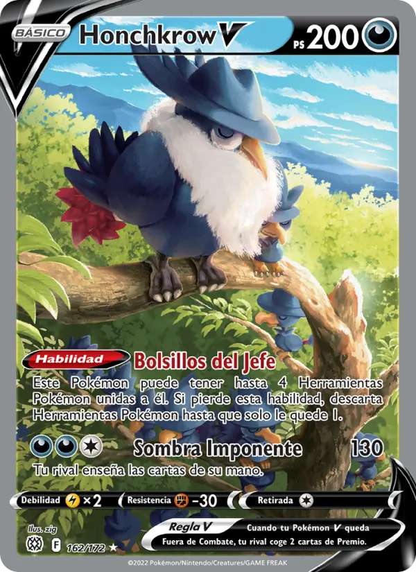 Honchkrow V (Astros Brillantes #162/172)