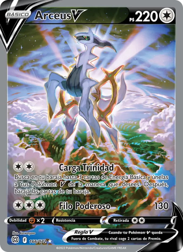Arceus V (Astros Brillantes #166/172)