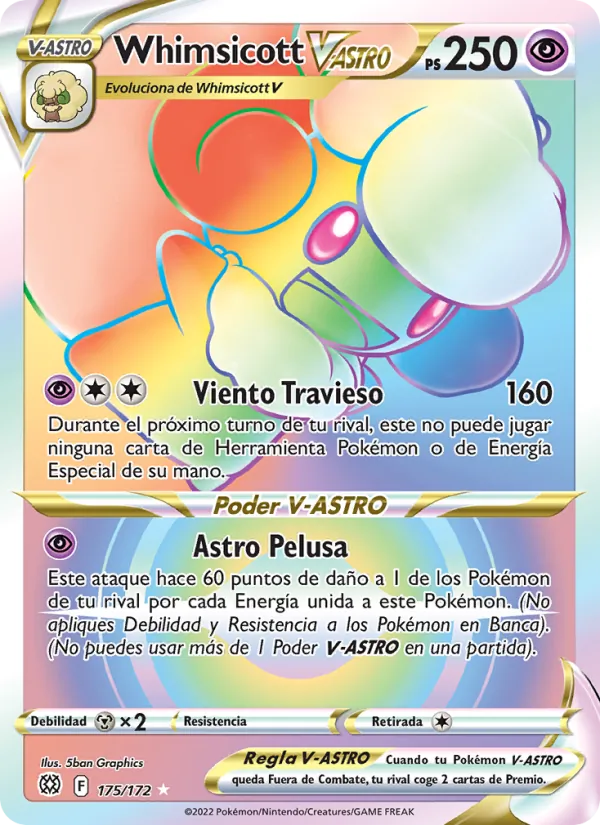 Whimsicott V-ASTRO (Astros Brillantes #175/172)