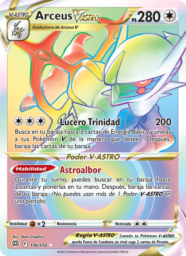 Arceus V-ASTRO (Brilliant Stars #176/172)