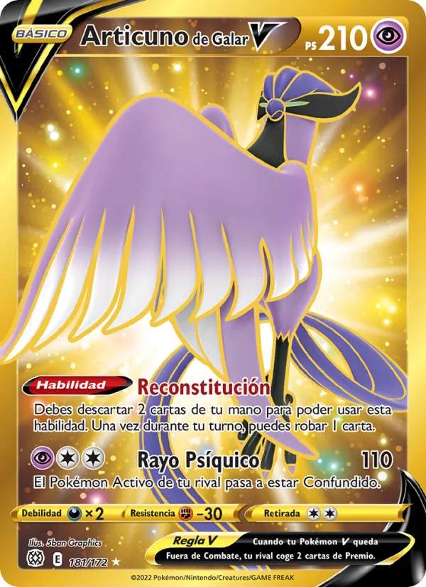 Articuno de Galar V (Brilliant Stars #181/172)