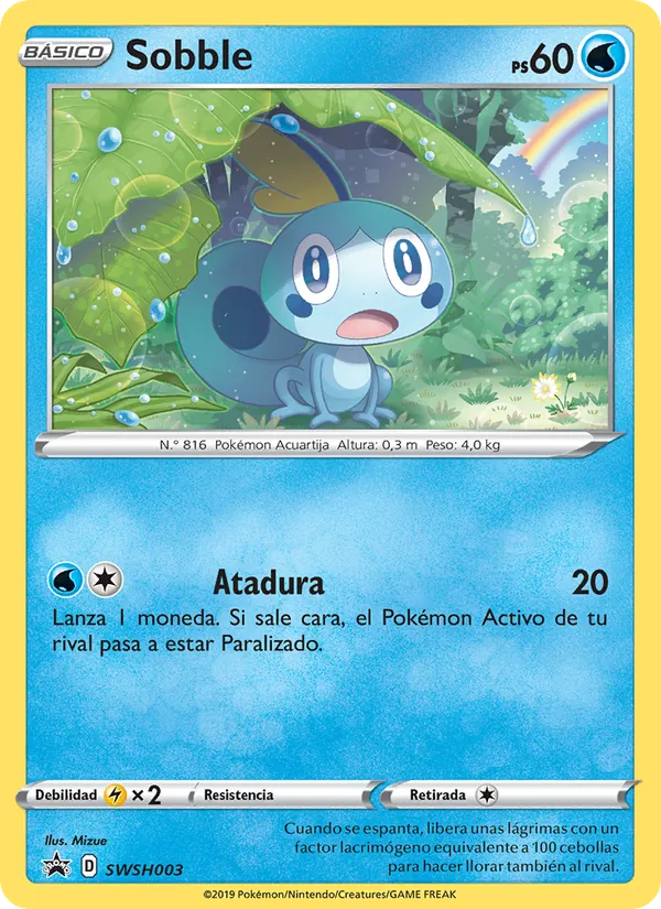 Sobble (Cartas de promoción ESES #SWSH003/307)