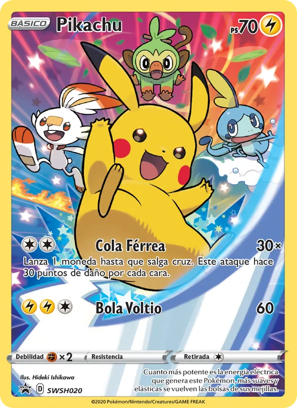 Pikachu (Cartas de promoción ESES #SWSH020/307)