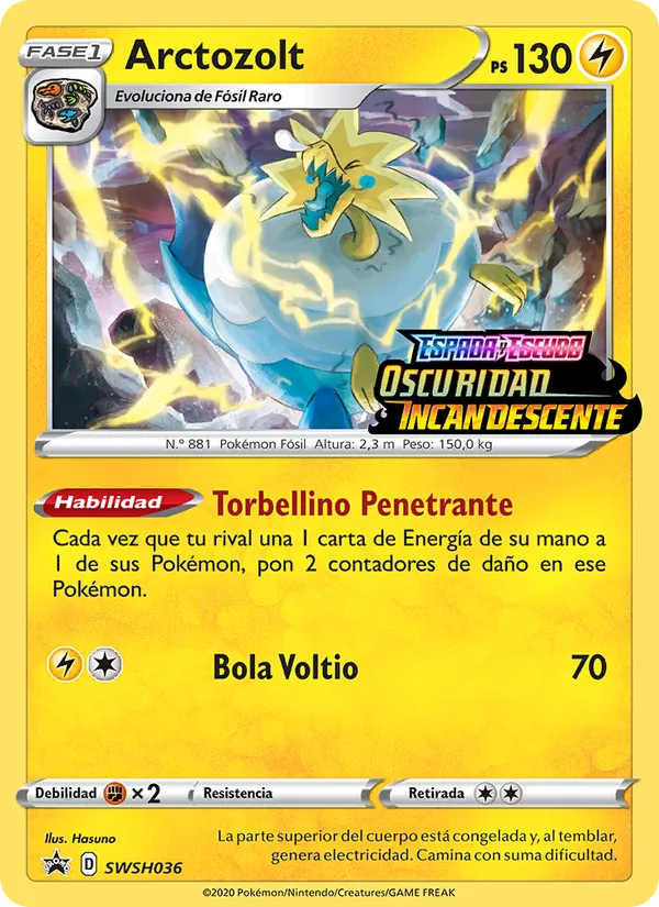 Arctozolt (Cartas de promoción ESES #SWSH036/307)