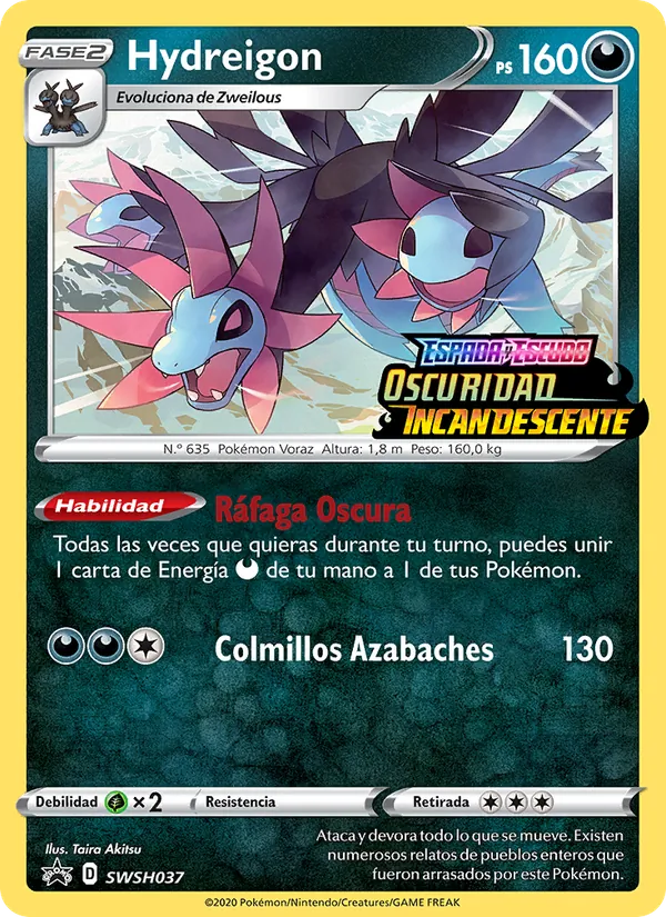 Hydreigon (Cartas de promoción ESES #SWSH037/307)