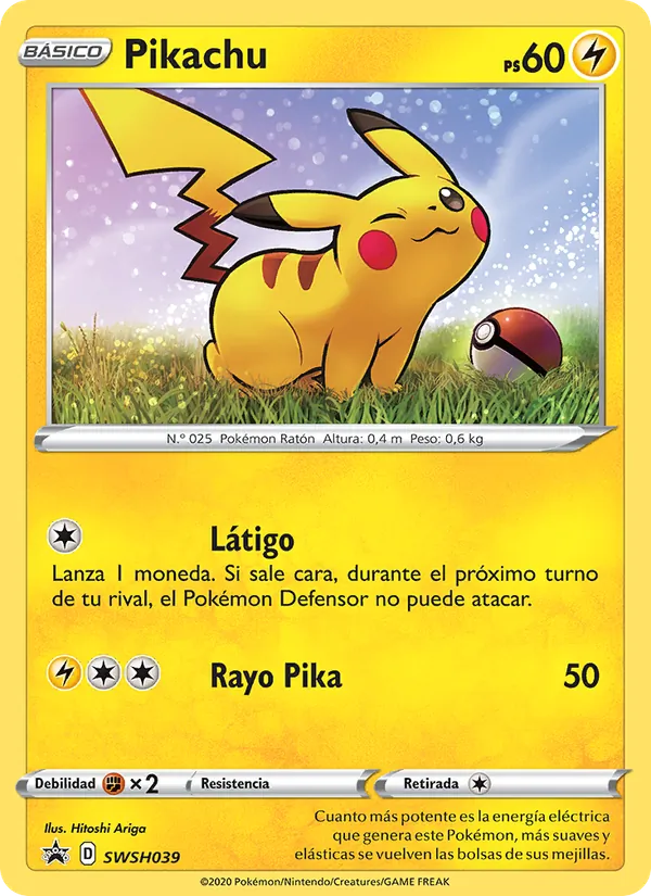 Pikachu (Cartas de promoción ESES #SWSH039/307)