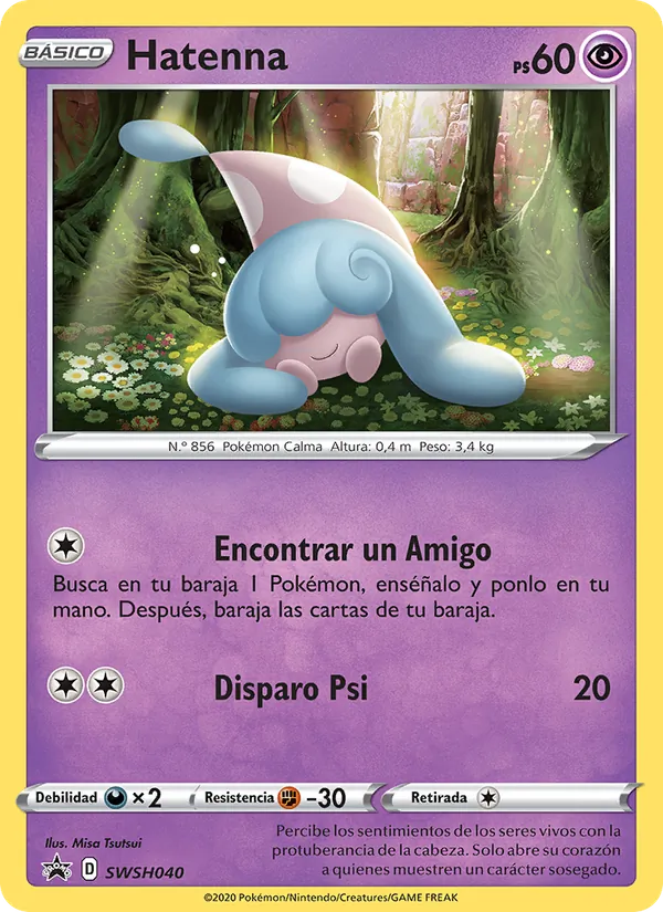 Hatenna (Cartas de promoción ESES #SWSH040/307)