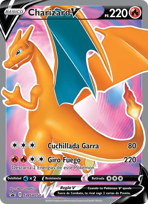 Charizard V (Cartas de promoción ESES #SWSH050/307)