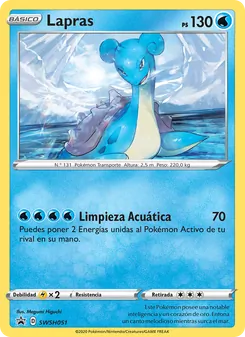 Lapras (Cartas de promoción ESES #SWSH051/307)