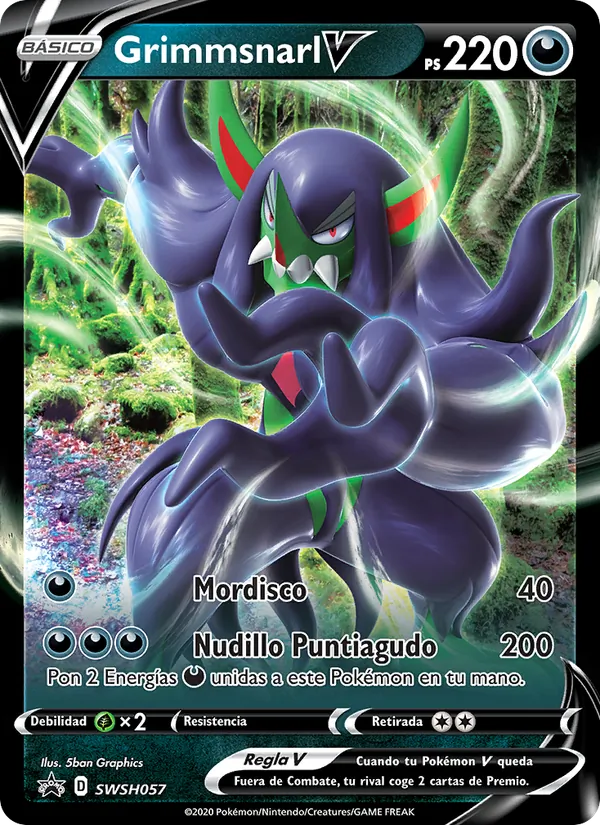 Grimmsnarl V (Cartas de promoción ESES #SWSH057/307)