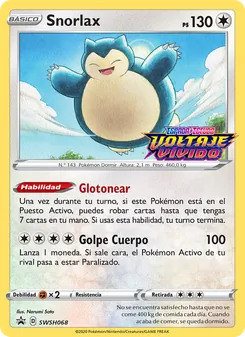 Snorlax (Cartas de promoción ESES #SWSH068/307)