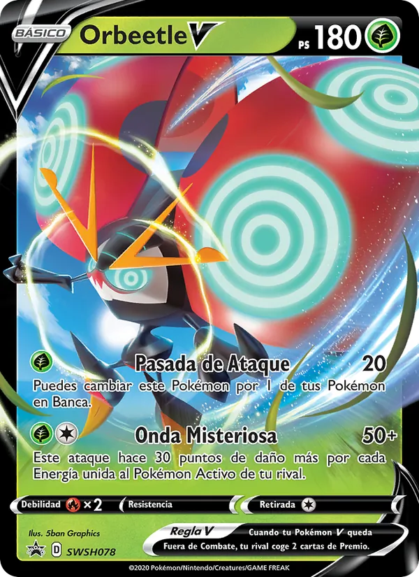 Orbeetle V (Cartas de promoción ESES #SWSH078/307)