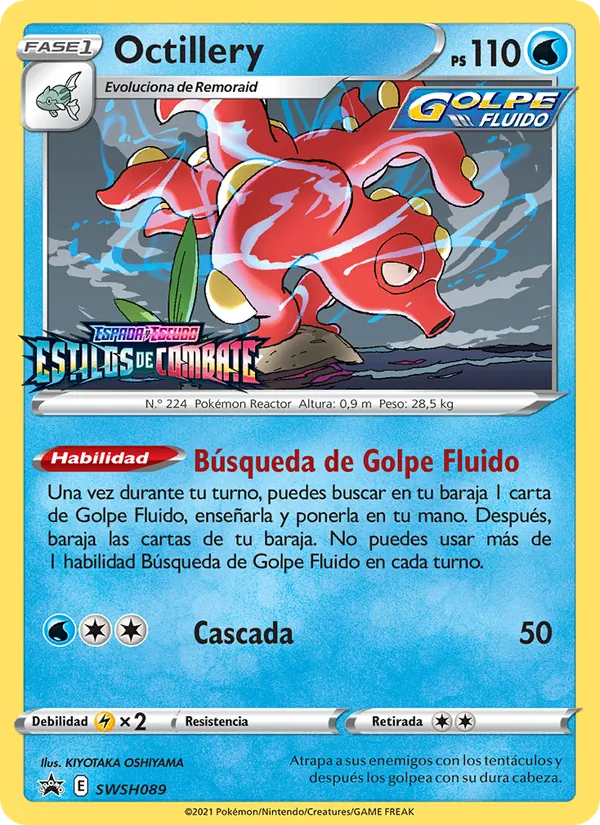 Octillery (SWSH Black Star Promos #SWSH089/307)