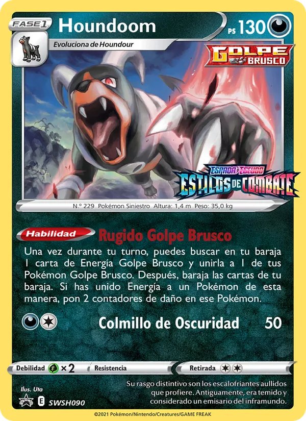Houndoom (Cartas de promoción ESES #SWSH090/307)