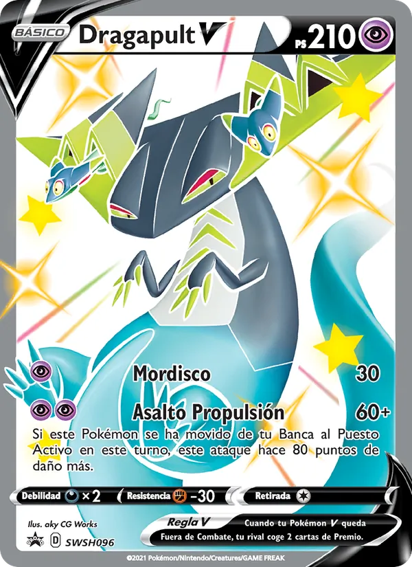 Dragapult V (SWSH Black Star Promos #SWSH096/307)