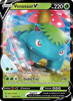Venusaur V (Cartas de promoción ESES #SWSH100/307)