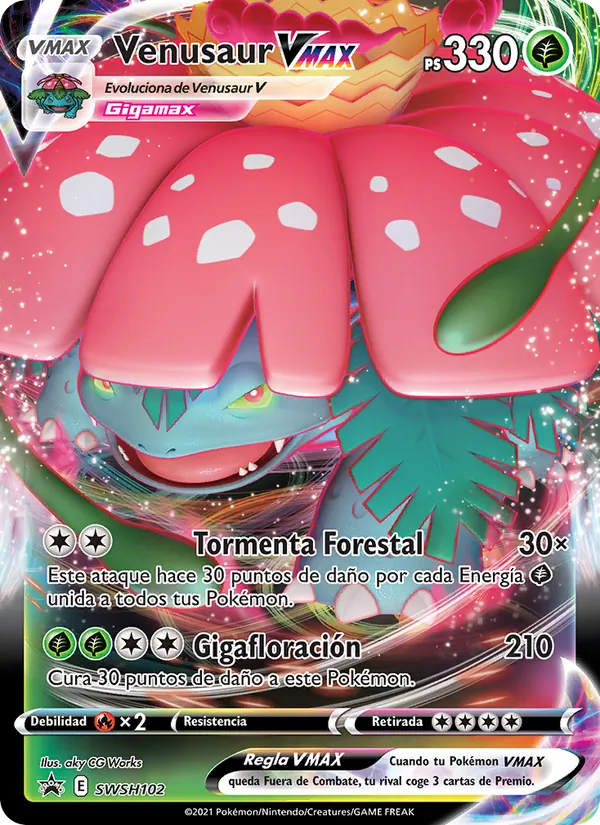 Venusaur VMAX (SWSH Black Star Promos #SWSH102/307)