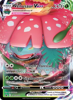 Venusaur VMAX (Cartas de promoción ESES #SWSH102/307)